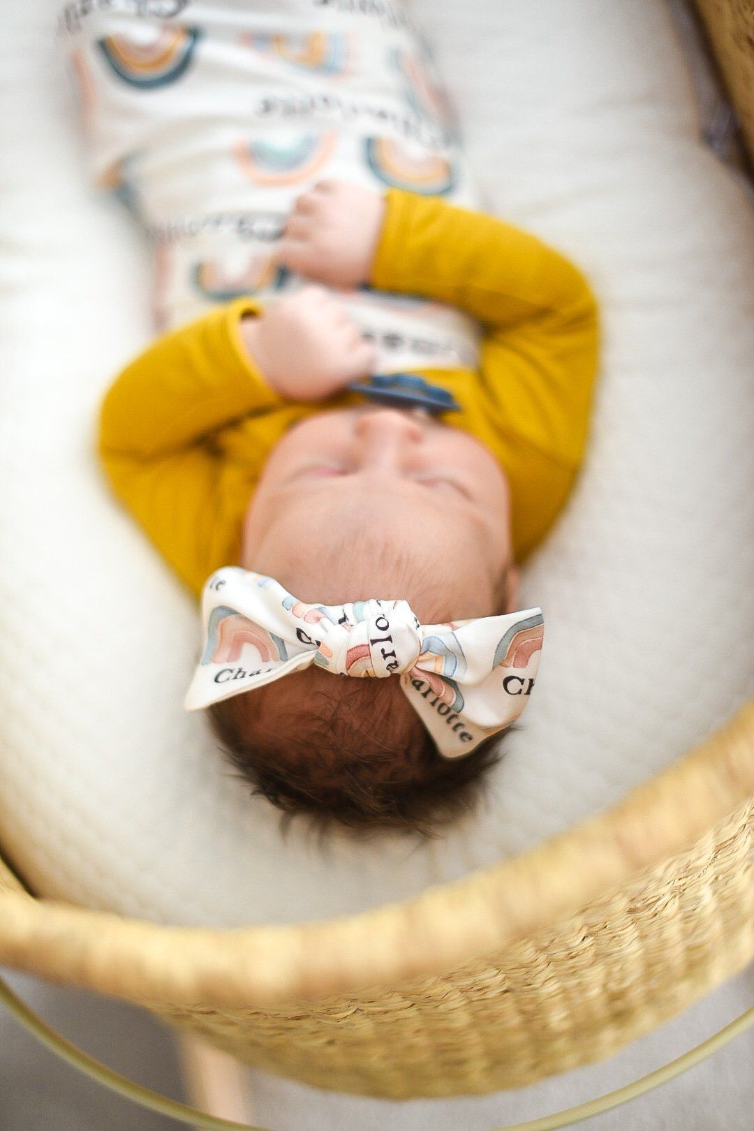 Rainbow Neutral Stretchy Swaddle