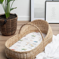 Little Diggers Bassinet Sheet with Name