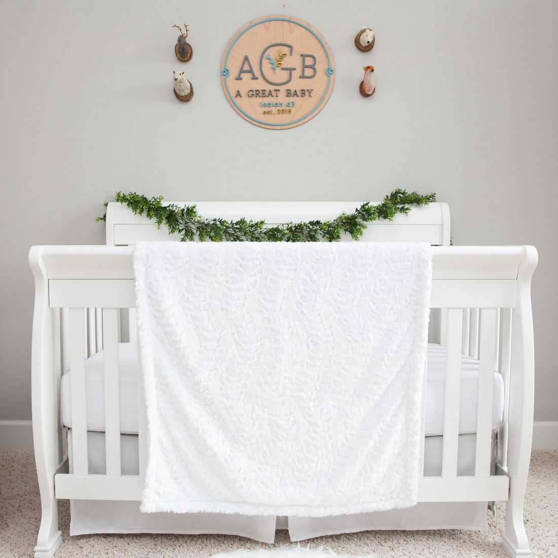 Patriotic Rainbows Baby Deluxe Blanket
