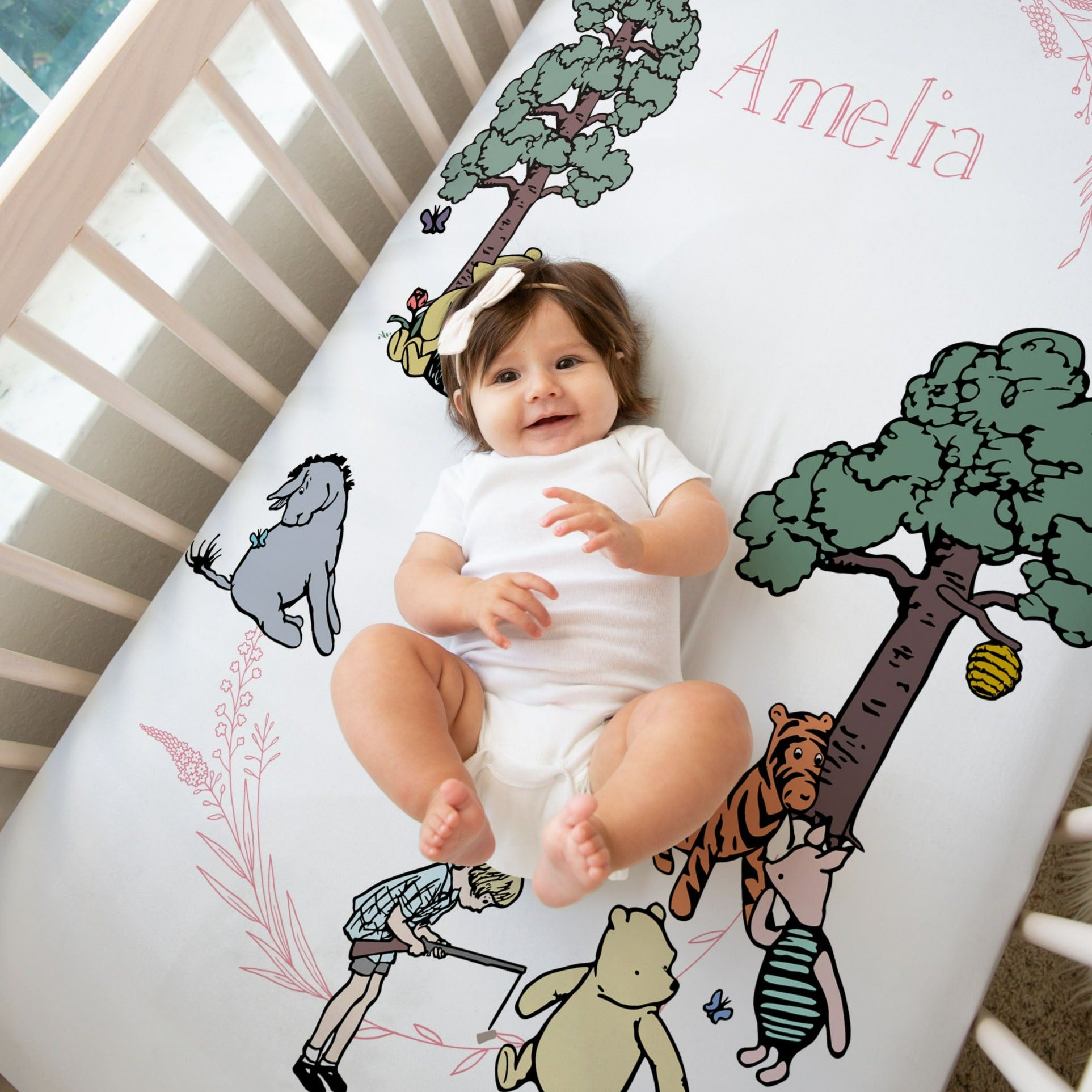 Classic Winnie Winnie The Pooh Baby Crib Set Classic Pooh Crib