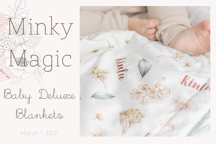 personalized minky baby blankets