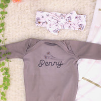 Emersynn Knotted Baby Gown