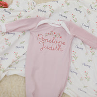 Penelope Knotted Baby Gown