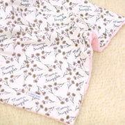 Baby Deluxe Blanket – Personalized Plush Minky Infant Throw for Girls