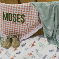 Moses Embroidered Boho Blanket
