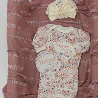 Harper Jane Knotted Baby Gown