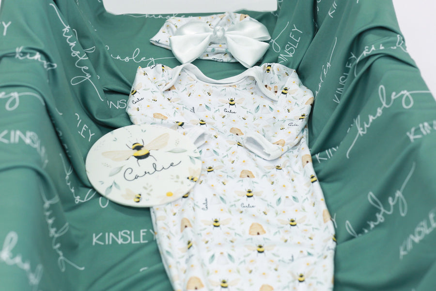 Bee's Knees 4-Piece Baby Gift Set