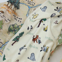Winnie the Pooh Minky Stroller Blanket - Color Options for Boys & Girls