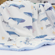 Whales Baby Deluxe Blanket