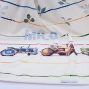 Tractor Days Minky Stroller Blanket