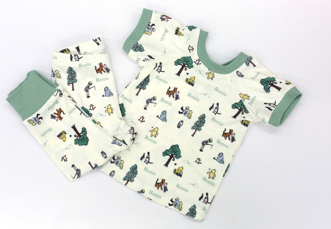 Winnie the Pooh Pajamas for Little Boys (Size 3 months-14)