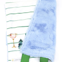 Bill's Golf Day Baby Boy Minky Lovie Blanket with Name