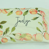 Georgia Peach Personalized Minky Pillowcase