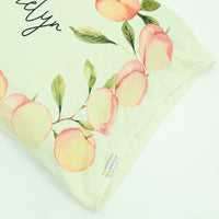 Georgia Peach Personalized Minky Pillowcase