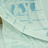 Personalized Western Toile Stroller Blanket for Boys