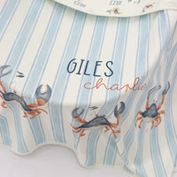 Crabby Cutie Swaddle Blanket with Name – 1 or 2 Layer