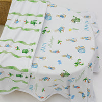 Peter Rabbit Baby Swaddle – Personalized Name Blanket