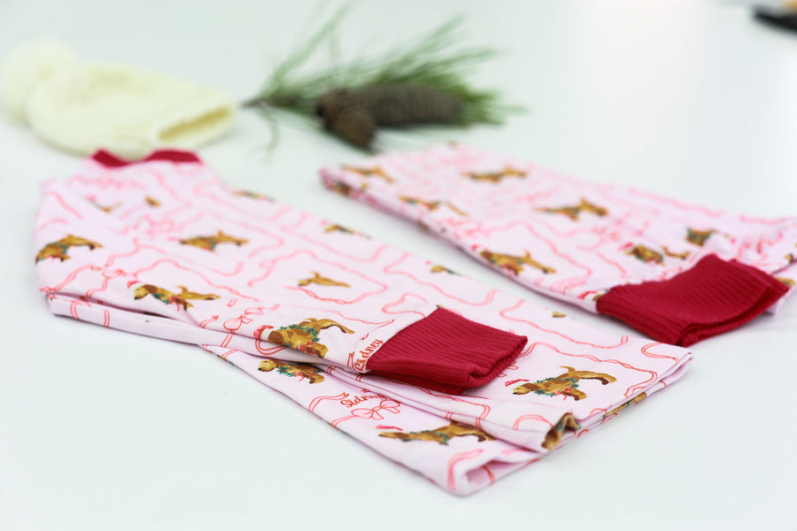 Holiday Golden Retrievers Personalized Pajamas