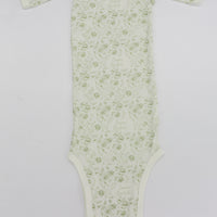 Baby Girl Knotted Gown - Floral Baby Dress Soft Cotton Infant Sleepwear Floral Toile