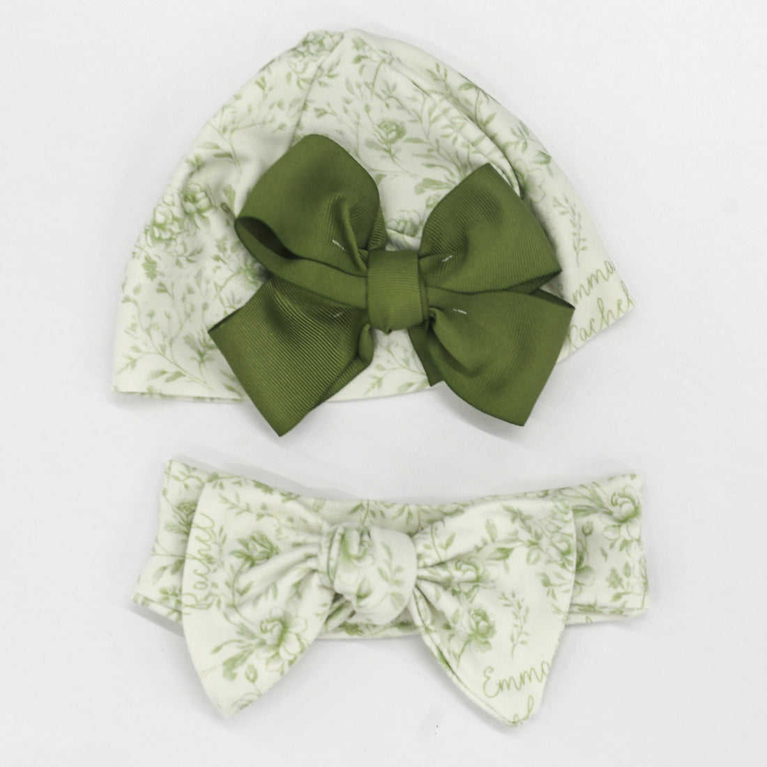 Baby Girl Knotted Gown - Floral Baby Dress Soft Cotton Infant Sleepwear Floral Toile