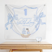 Birthday Boy Pirate Ship Birthday Banner