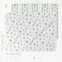 Peter Rabbit Baby Swaddle – Personalized Name Blanket
