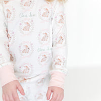 Personalized Easter Pajamas – Custom Name Kids Sleepwear With Easter Bunnies