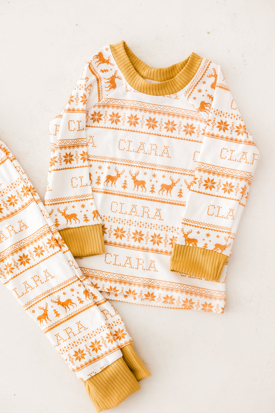Holiday Knit Stripe Pajamas (Size 3 Months-14)
