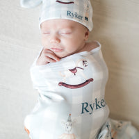 Stretchy Baby Swaddle – 3 Pack Teddy Bear Swaddling Blankets for Newborn Sleep