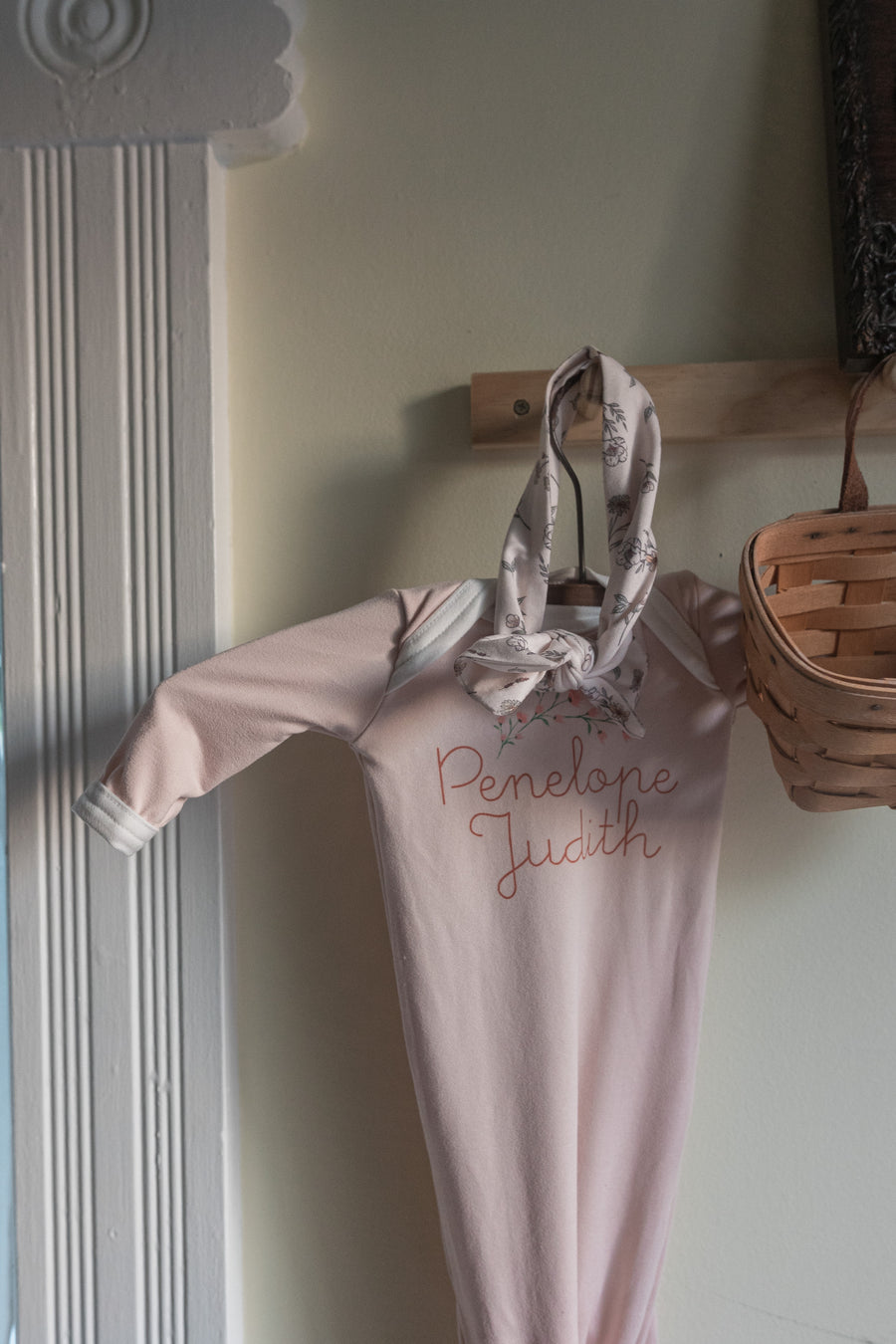 Penelope Knotted Baby Gown