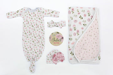 Abigail Floral Baby Girl "Take Me Home" Gift Set