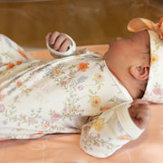 Bailey Spring Baby Gown Personalized Floral Print