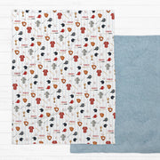 Baseball Print Personalized Throw Blanket for Boys, Plush Minky, Large Size