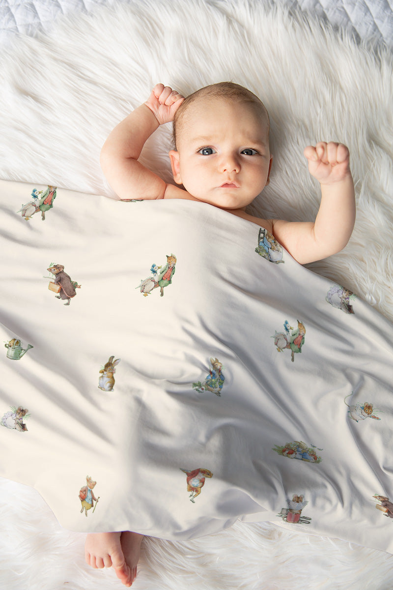 Classic Peter Rabbit Soft and Stretchy Swaddle
