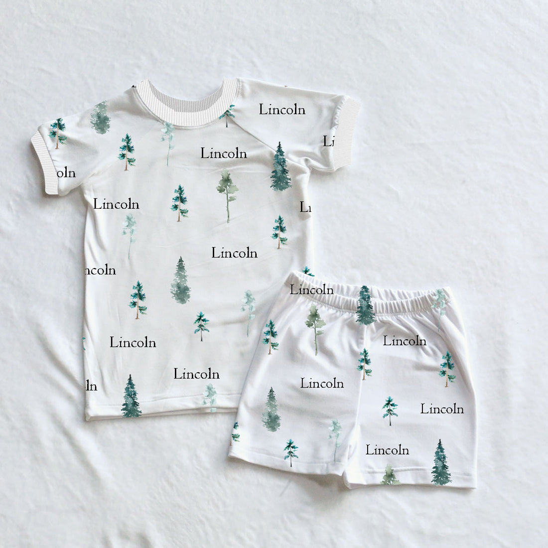 Bryce Pines Pajamas  - Short or Long Sleeve (3 months to kids 14)
