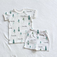 Bryce Pines Pajamas  - Short or Long Sleeve (3 months to kids 14)