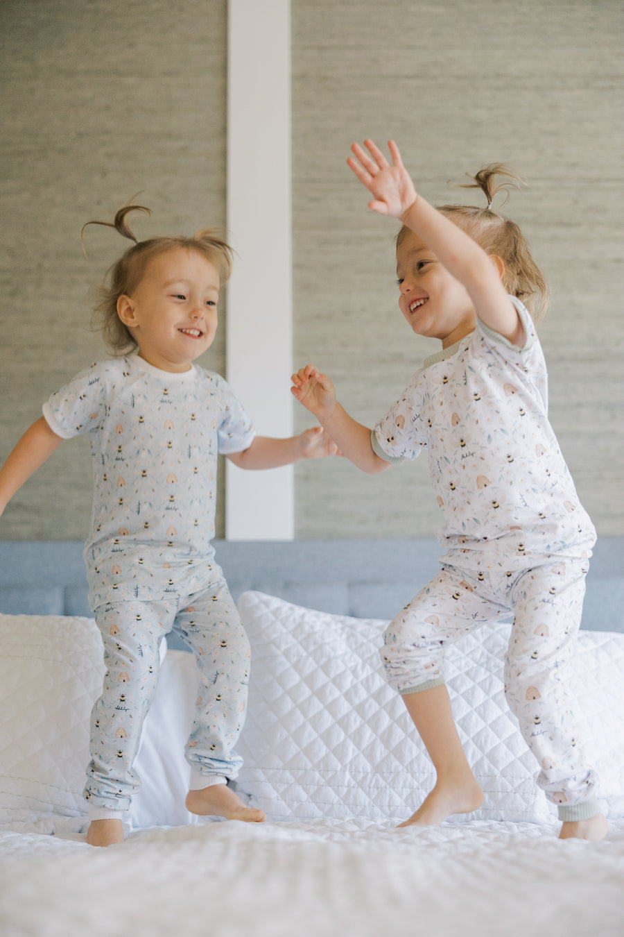 Bee's Knees Pajamas  - Short or Long Sleeve (3 months to kids 14)