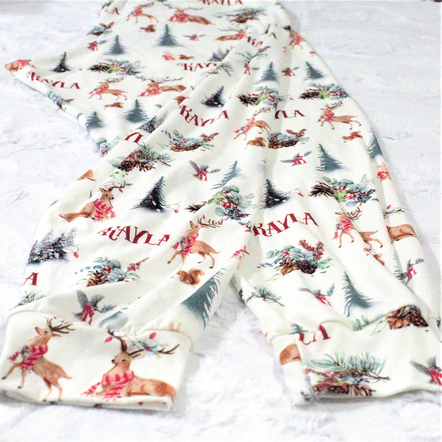 Adult  Christmas in the Forest Pajama Pants (Jogger Leg)