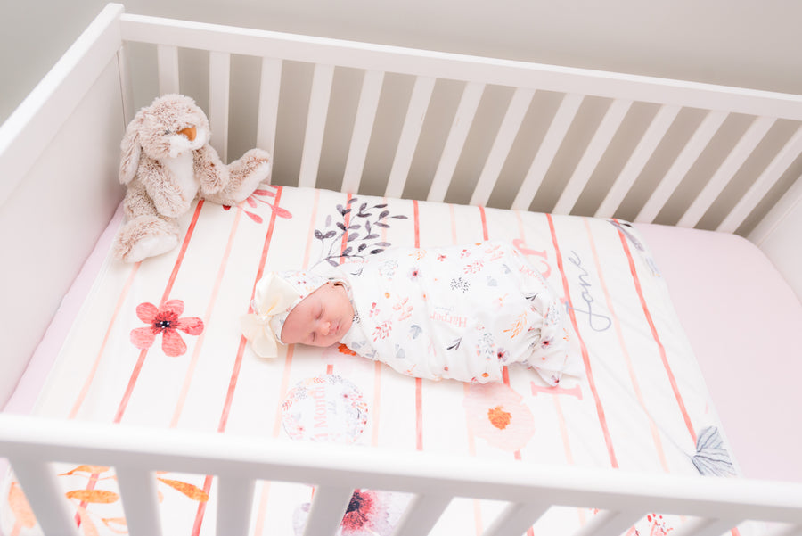 Harper Jane Personalized Custom Crib Sheet