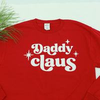 Daddy clause design on Christmas pajamas. 