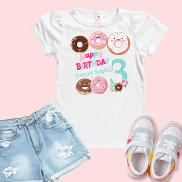 Donut Birthday Girl T-Shirt
