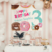 Donut Birthday Girl Banner