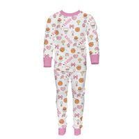 Girls Basketball Pajamas – Personalized Kids Sleepwear Set With Soft Polyester