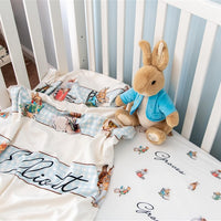 Classic Peter Rabbit Minky Stroller Blanket