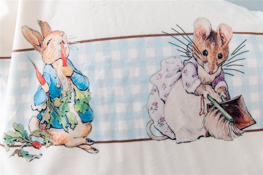 Classic Peter Rabbit Minky Stroller Blanket