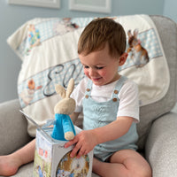 Classic Peter Rabbit Minky Stroller Blanket