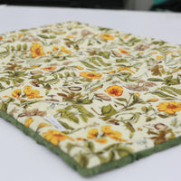 Minky Baby Blanket – Personalized Autumn Floral Cozy Nursery Throw for Fall