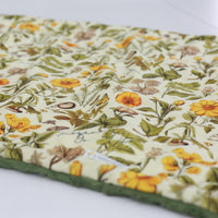 Minky Baby Blanket – Personalized Autumn Floral Cozy Nursery Throw for Fall