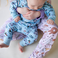 Hip Bunny Personalized Easter Pajamas - Blue