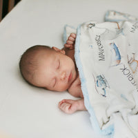 Personalized Minky Baby Deluxe Blankets
